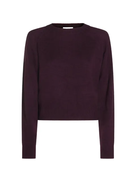 Allude cashmere raglan-sleeve sweater