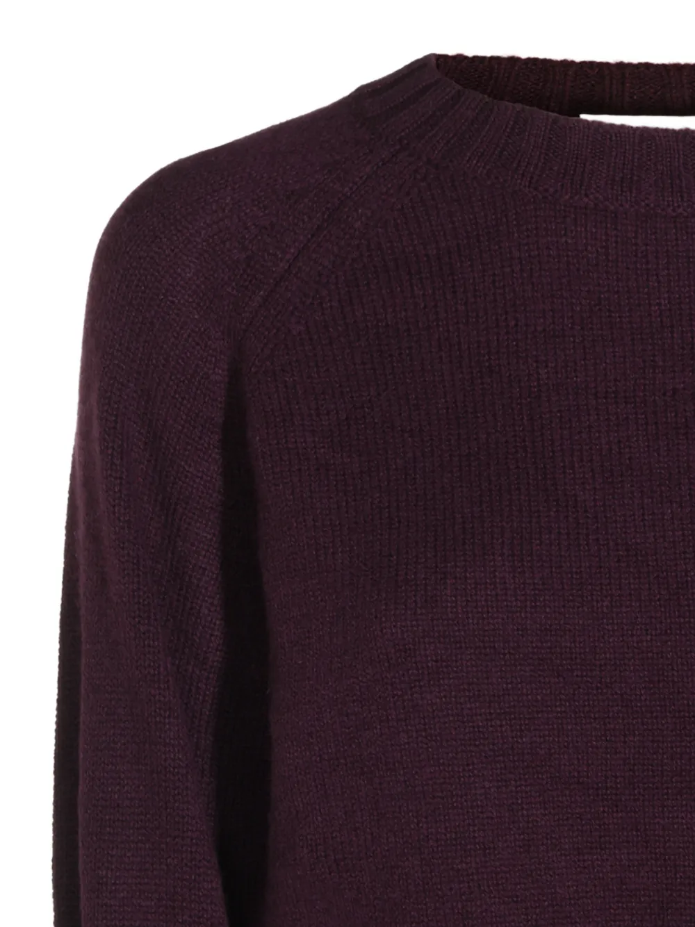 Allude Kasjmier trui met raglan mouwen Paars