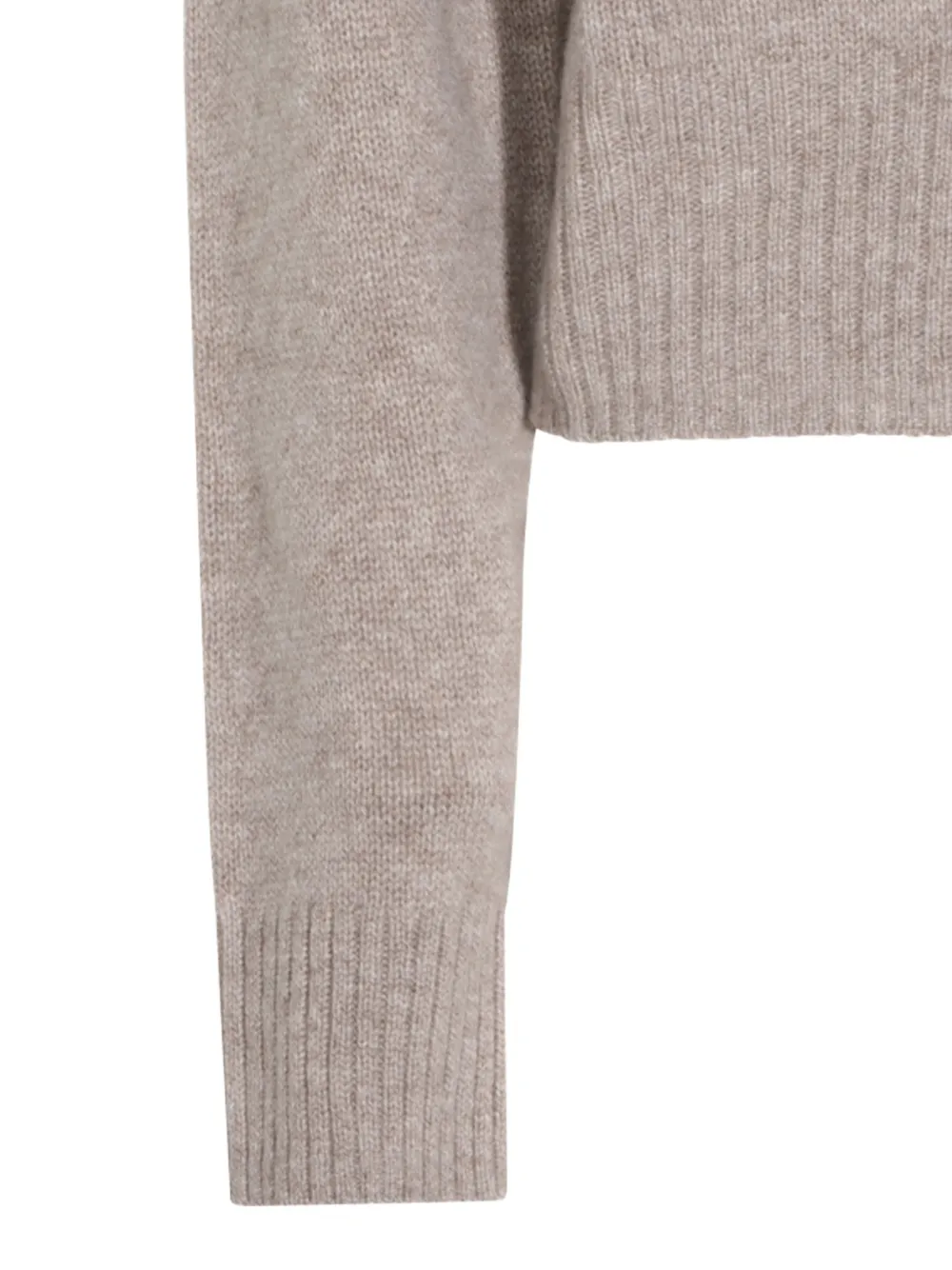 Allude Button-down vest met V-hals Beige