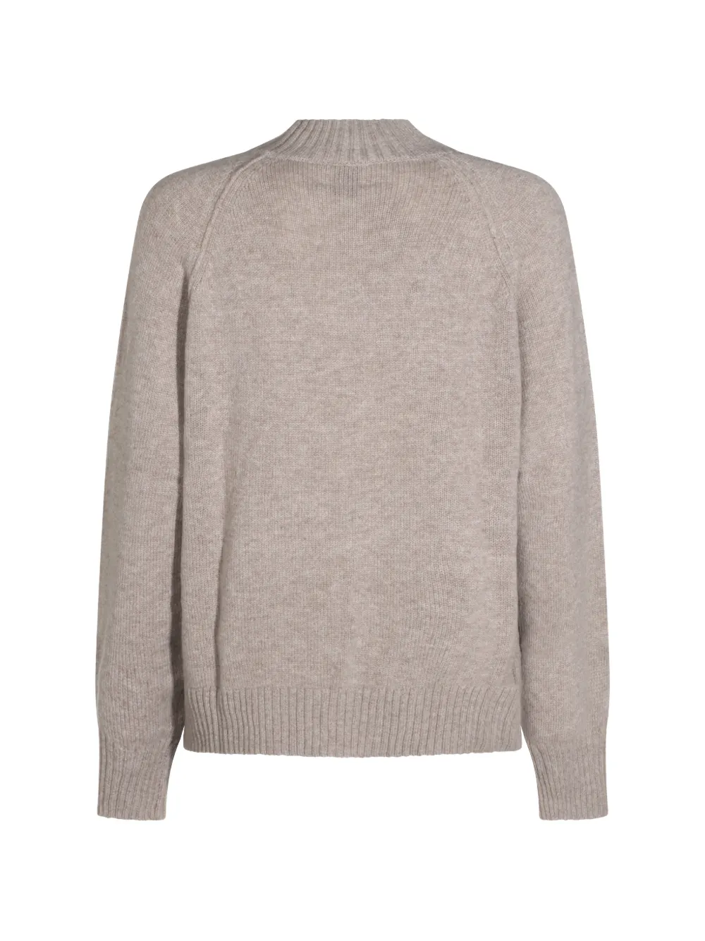 Allude Ribgebreide trui met raglan mouwen Beige