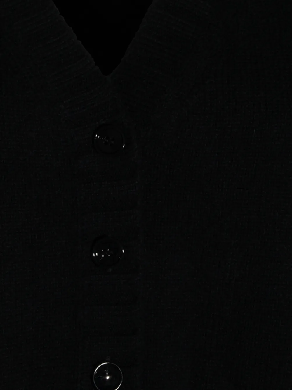 Allude Kasjmier vest Zwart