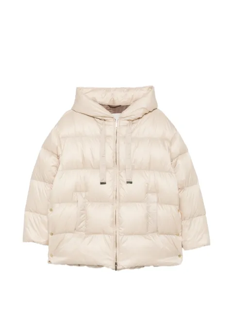 'S Max Mara quilted hooded jacket