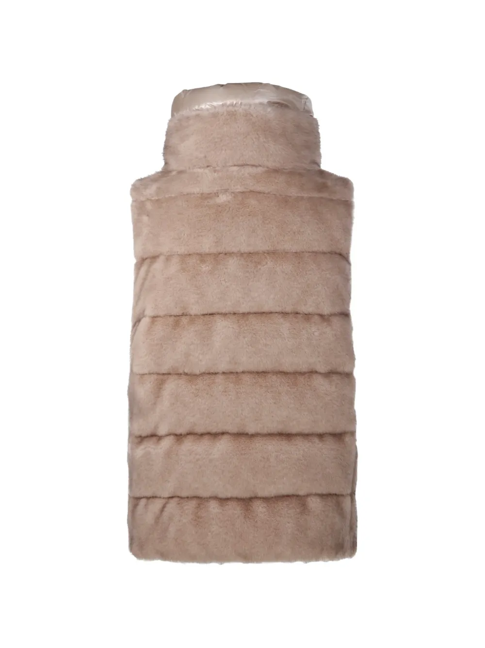 Herno Bodywarmer van imitatiebont Beige