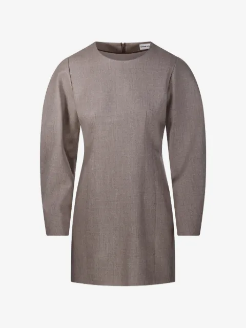 P.A.R.O.S.H. mini round-neck puff-sleeve dress