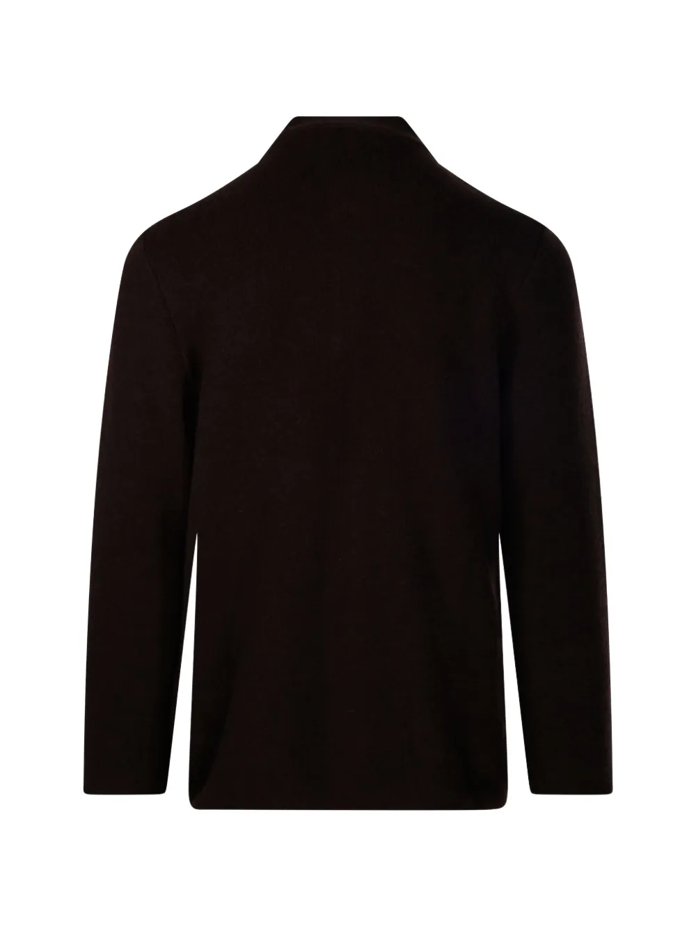 Lardini Jas met hoge hals en knopen Bruin