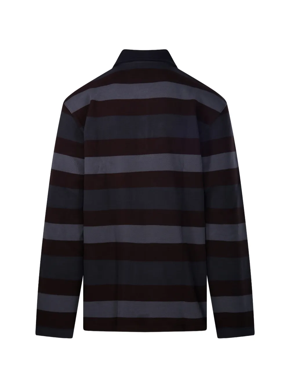 Off-White Gestreepte trui met geborduurd logo Zwart