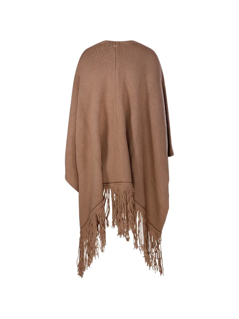 Max Mara Cape met franje Bruin