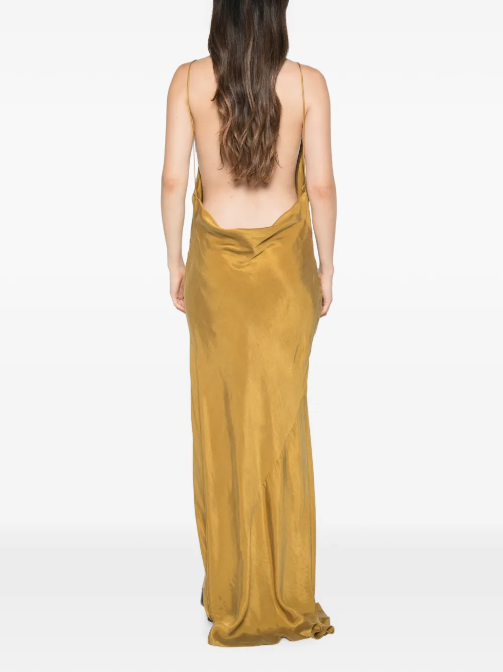 THE ANDAMANE Vera maxi-jurk Groen