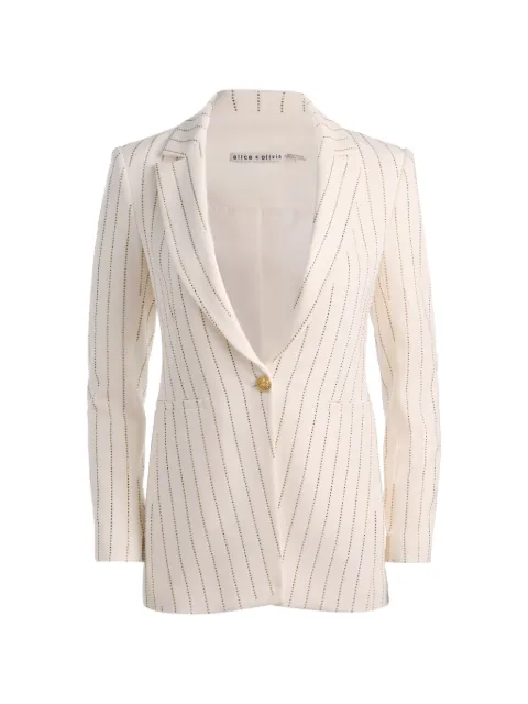 alice + olivia Breann embellished cutaway blazer
