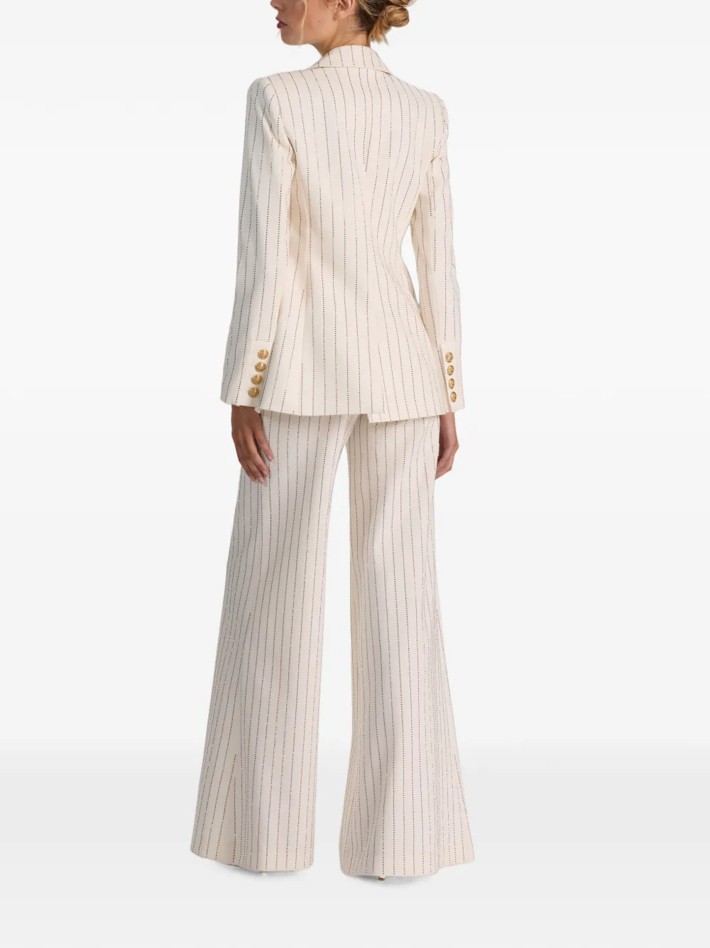 alice + olivia Breann verfraaide blazer Beige