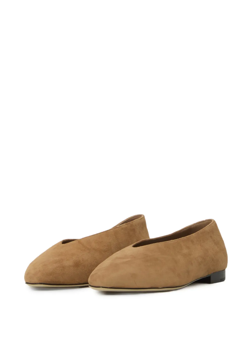 Jimmy Choo Margot suède ballerina's Beige