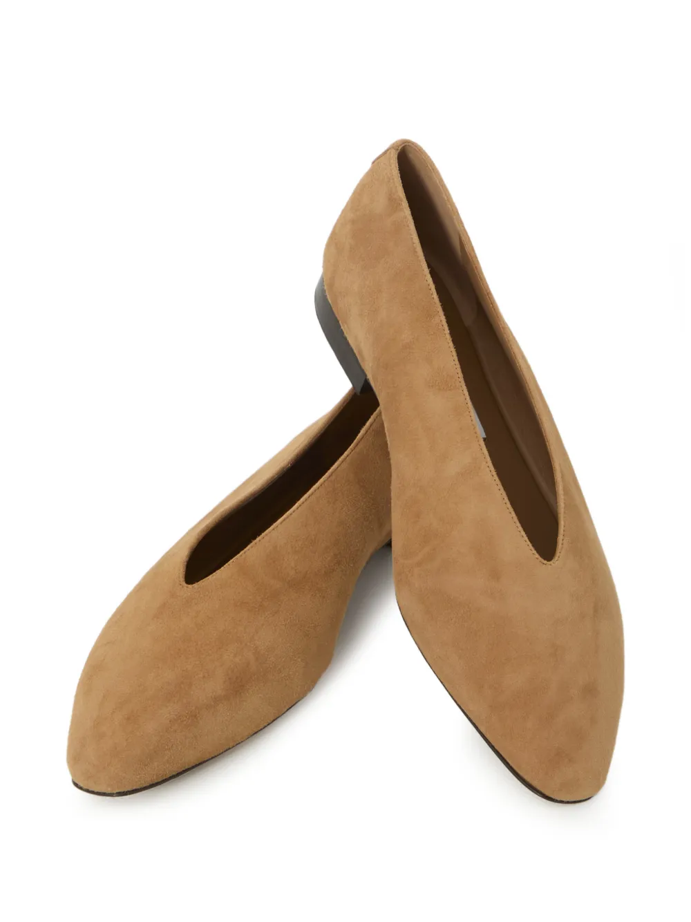 Jimmy Choo Margot suède ballerina's Beige