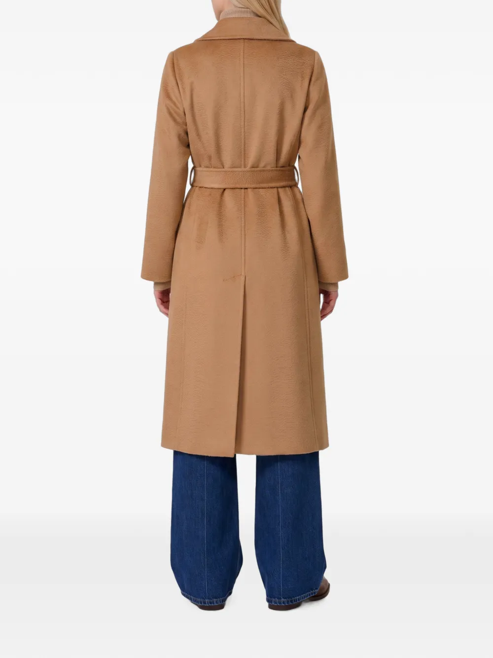 Max Mara Manuela mantel met ceintuur Beige
