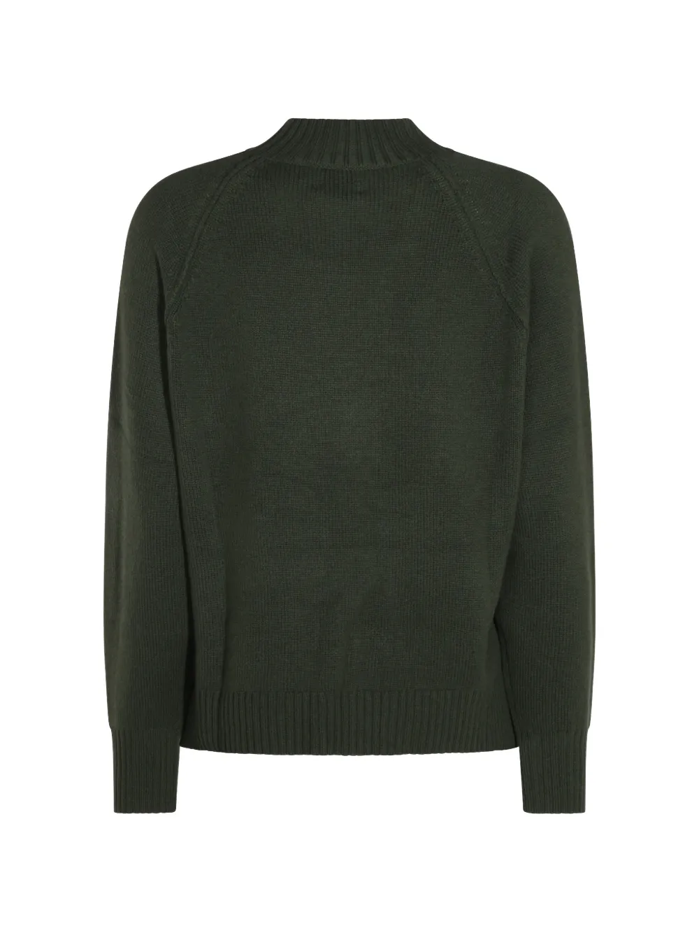 Allude Ribgebreide trui met raglan mouwen Groen