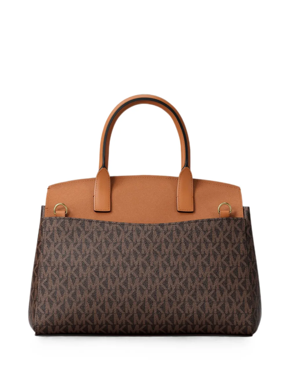 Michael Kors Landry kleine tas met monogram-print Bruin