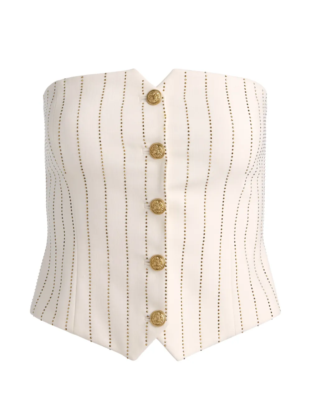 alice + olivia Kelcey embellished strapless top