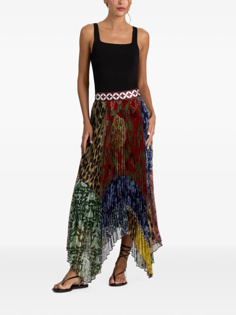 alice + olivia Katz midi-rok Rood