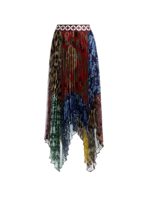 alice + olivia Katz handkerchief-hem midi skirt