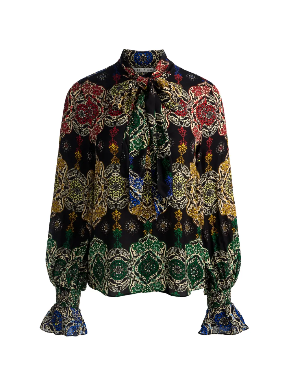 alice + olivia Blusa Lloyd con stampa paisley - Nero