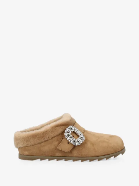 Roger Vivier shearling-lined flat mules