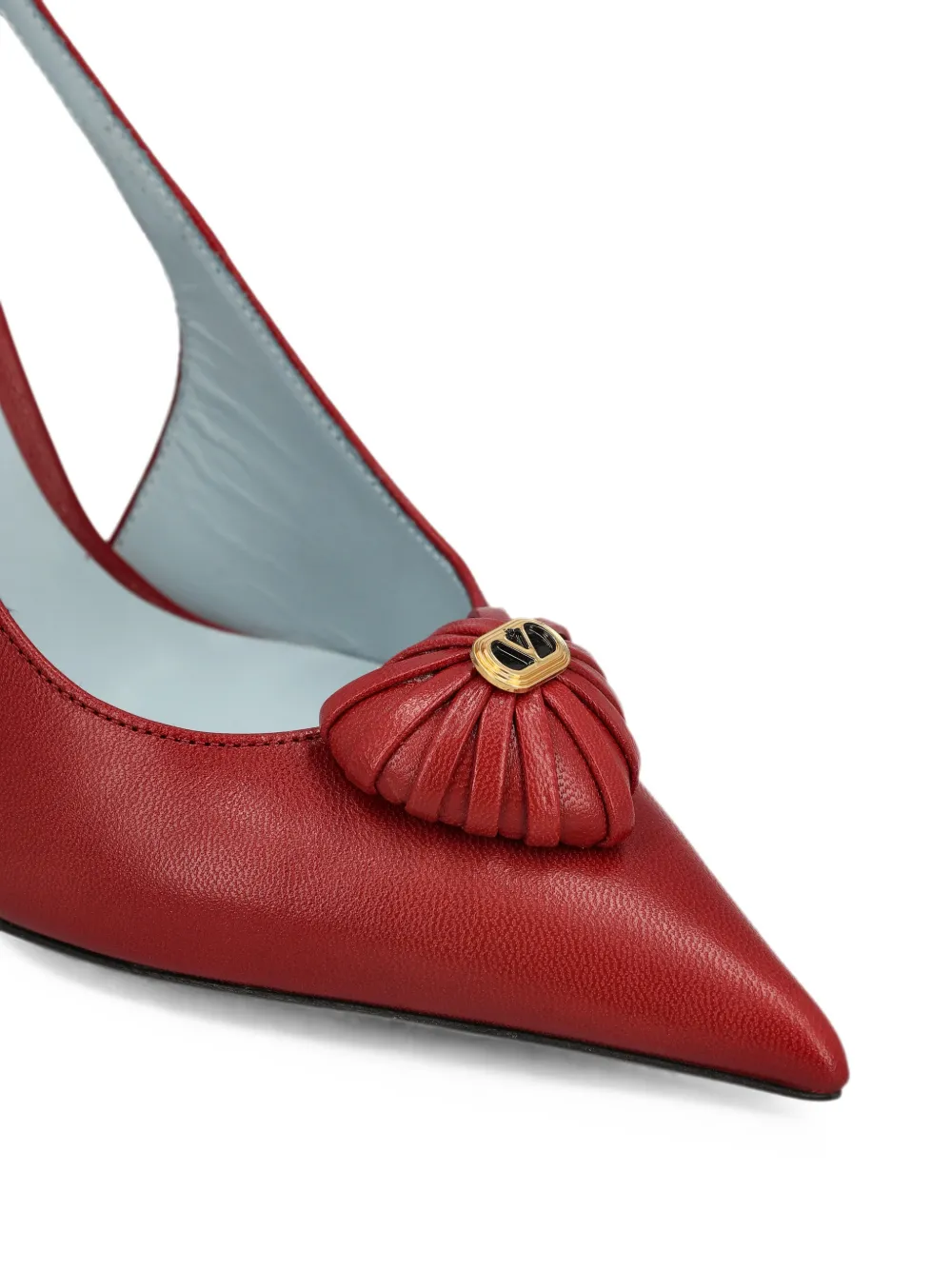 Valentino Garavani VLogo Signature slingback pumps Rood
