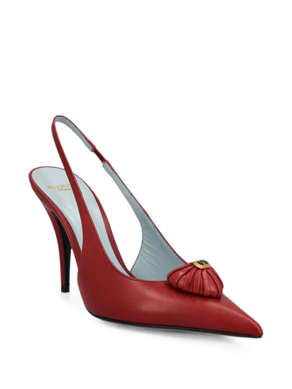 Valentino Garavani VLogo Signature slingback pumps Rood