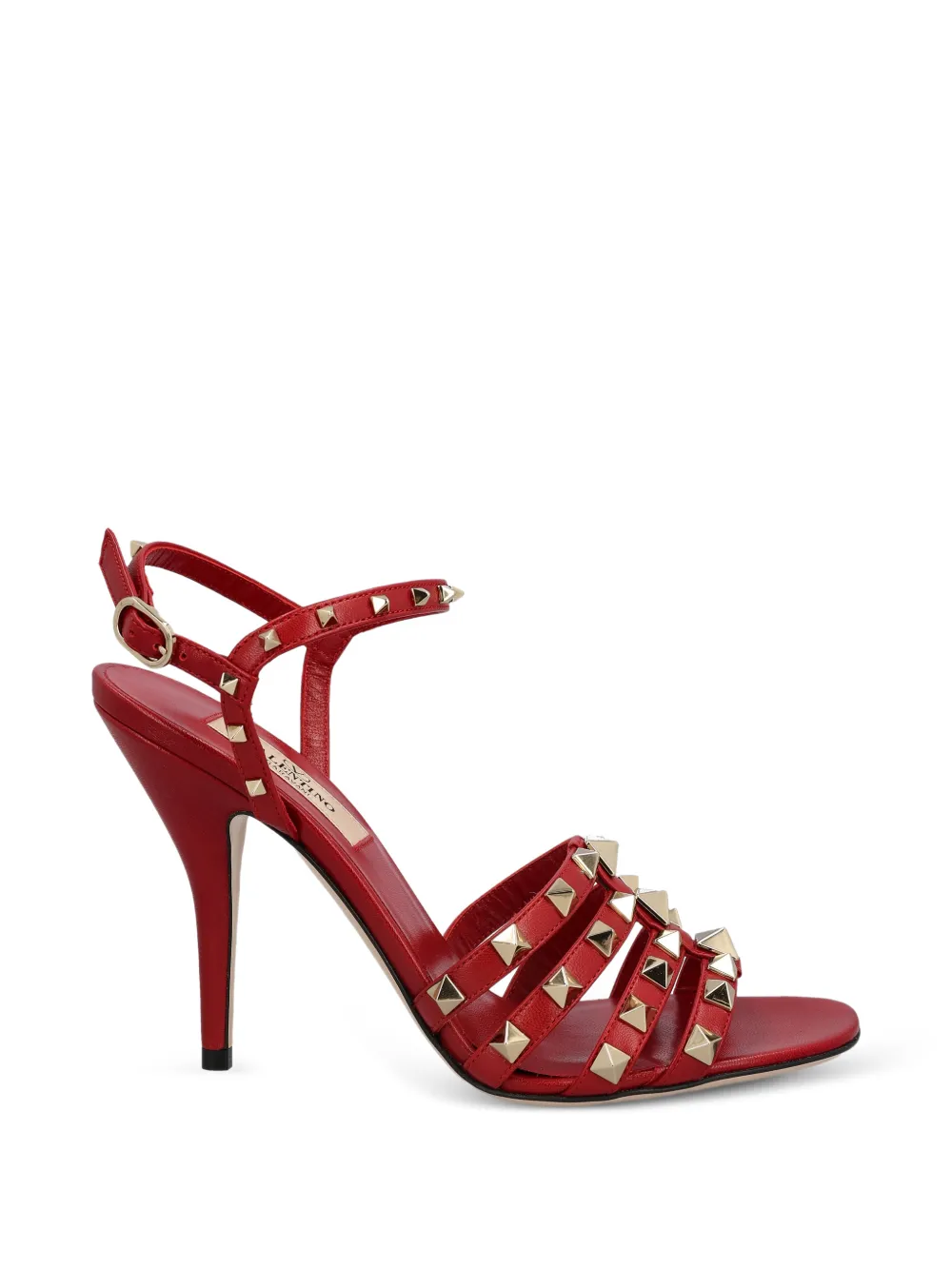 Valentino Garavani Rockstud cage sandals Rood