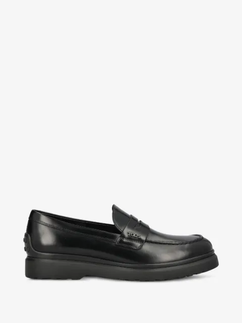 Tod's logo-plaque penny loafers