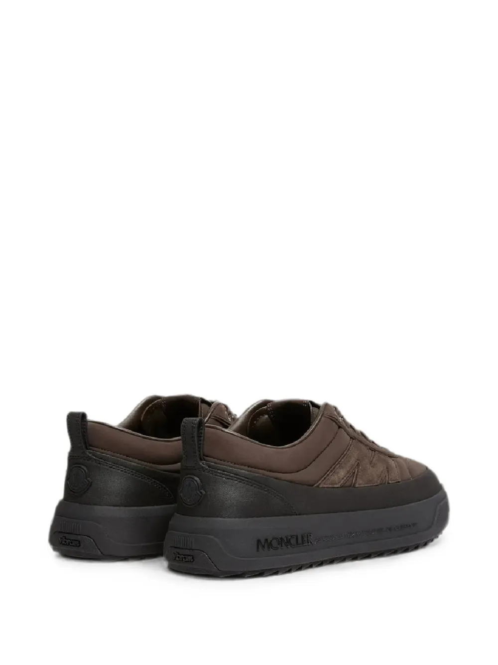 Moncler Altive nubuck & suede trainers Bruin