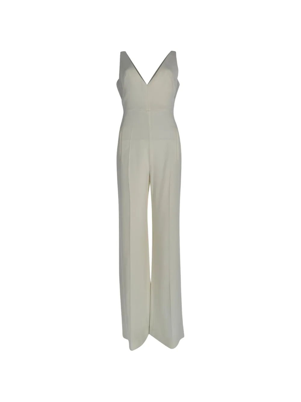 Roland Mouret V-neck sleeveless jumpsuit - Bianco
