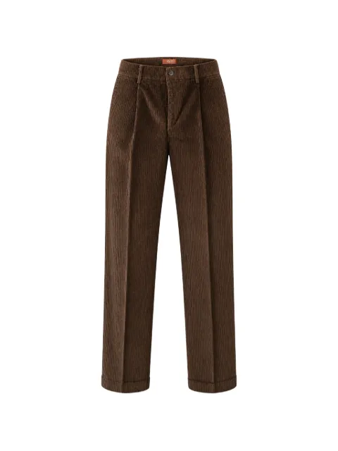 Cruna pleated corduroy trousers