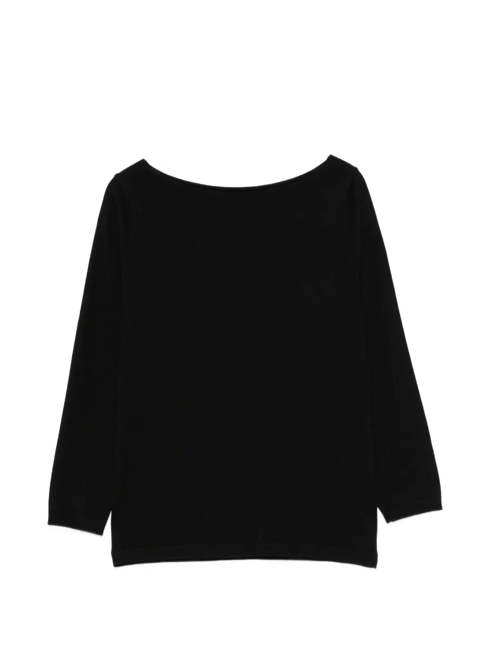ALPHA STUDIO boat-neck knit - Schwarz