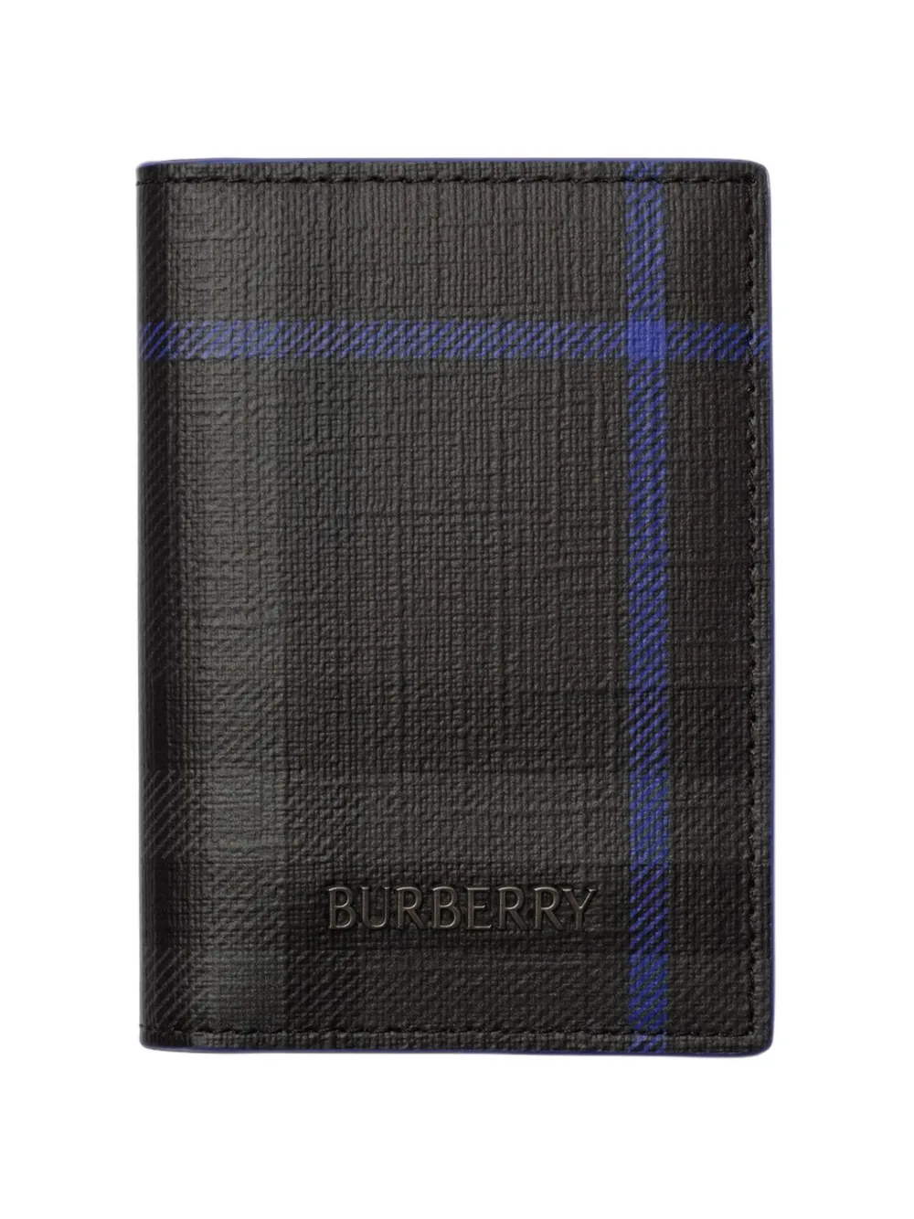 Burberry City Check folding card case - Nero