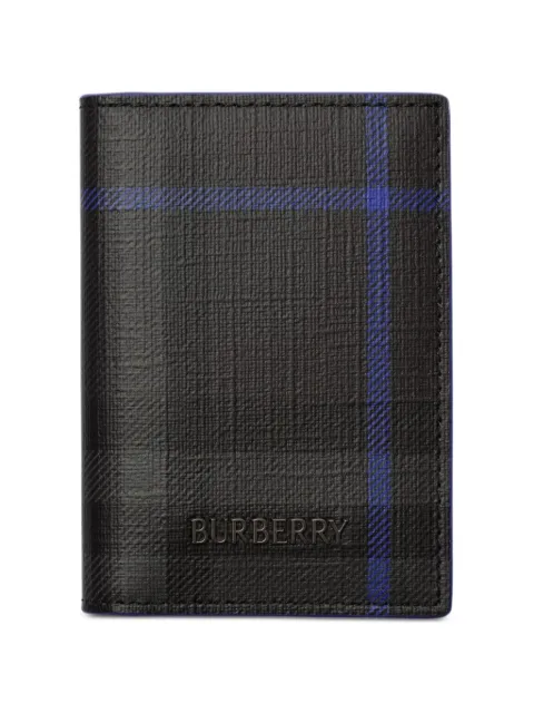 Burberry porte-cartes pliant à carreaux