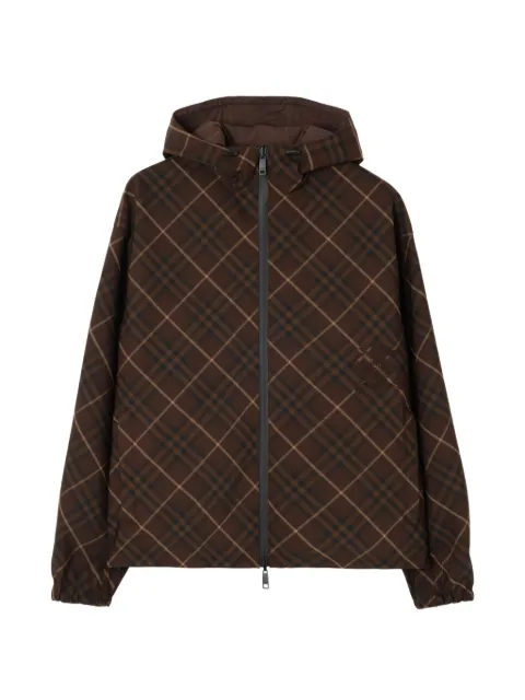 Burberry reversible Check hooded jacket