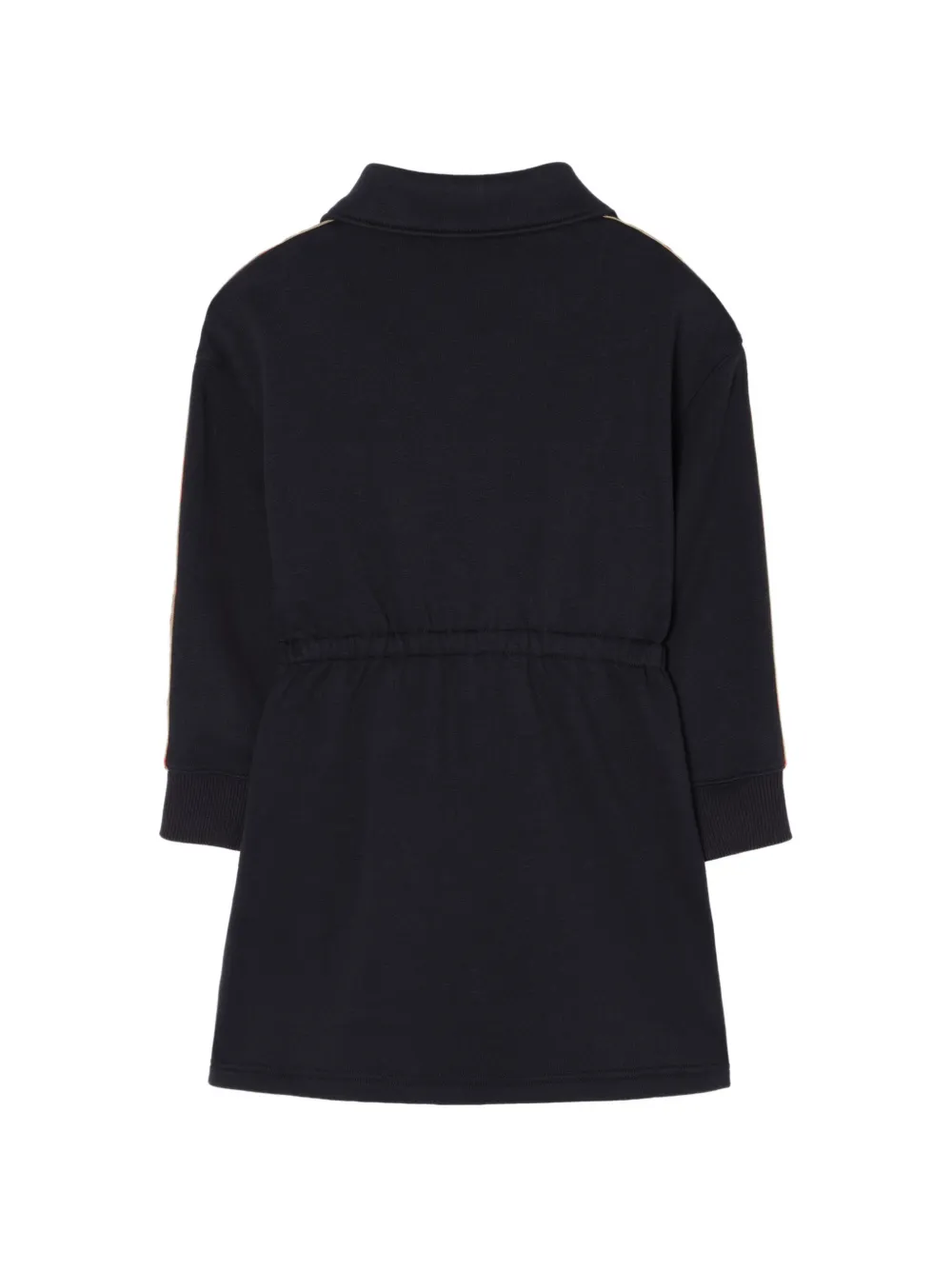 Burberry Kids House Check katoenen-polojurk Zwart