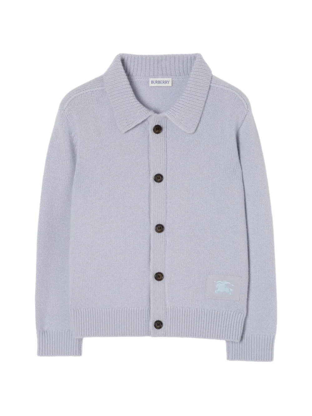 Burberry Kids Cardigan in cashmere - Blu