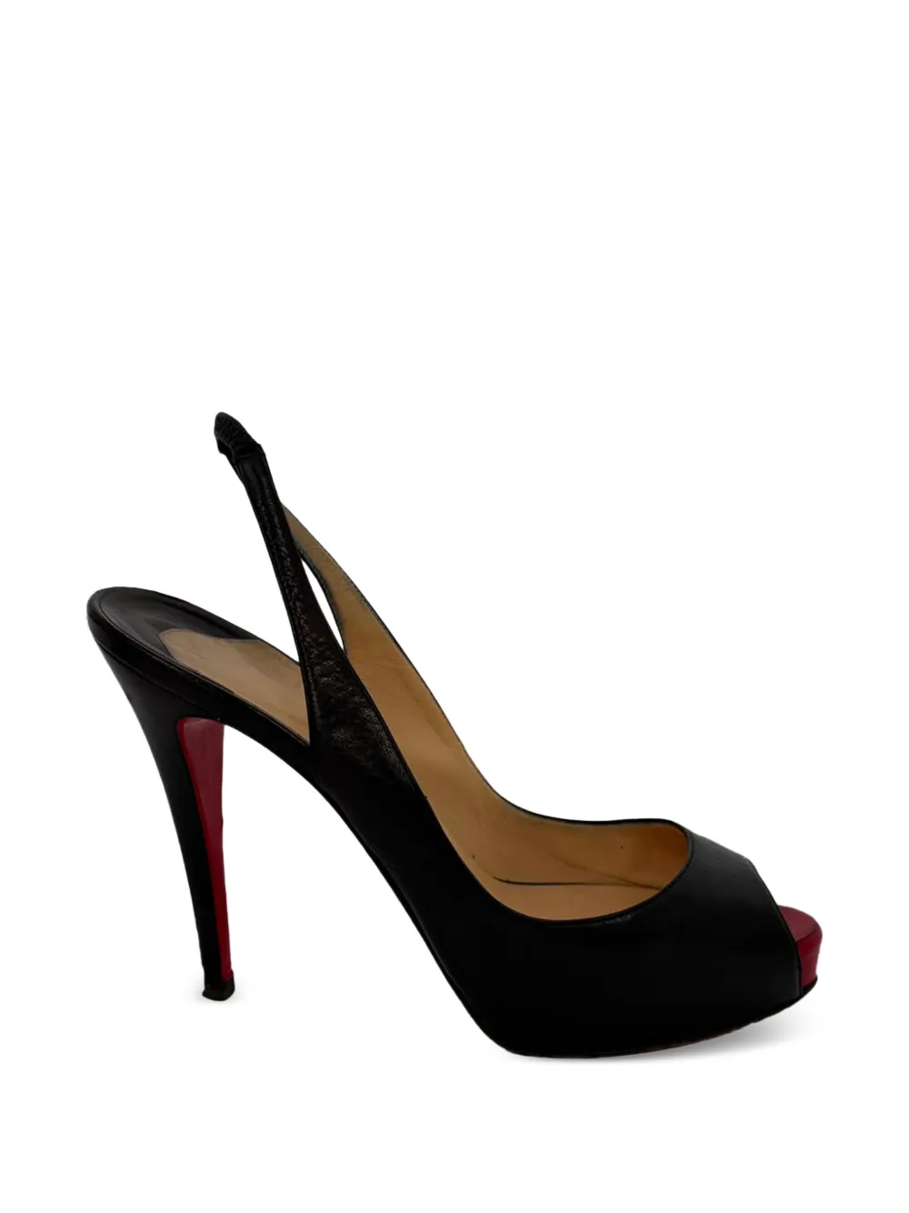 Christian Louboutin Pre-Owned No Prive slingback pumps - Schwarz