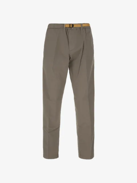 White Sand belted-waist chinos