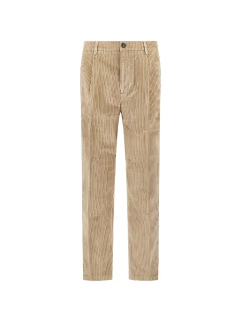 Cruna Belleville corduroy pleated trousers