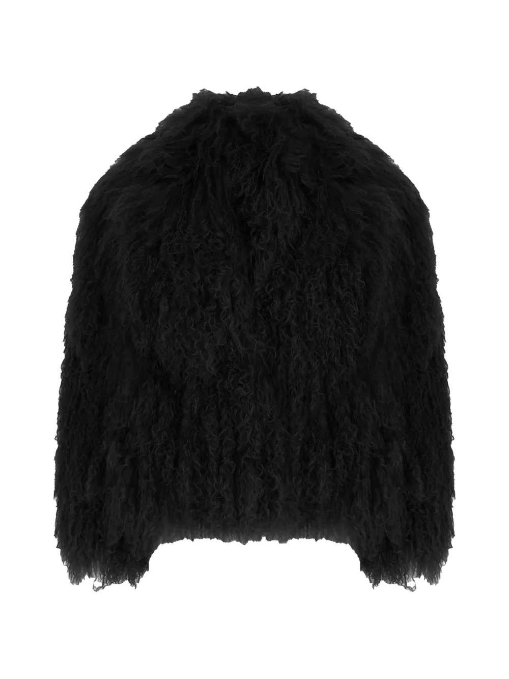 OLIVIA V Mongolia faux-fur jacket - Schwarz