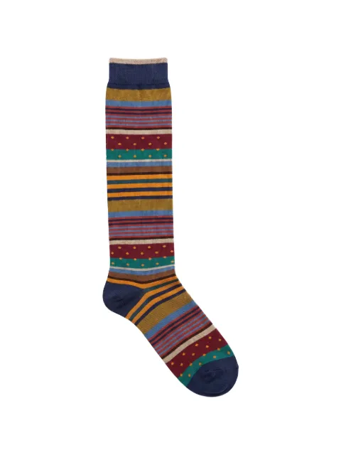 Gallo striped polka-dot socks