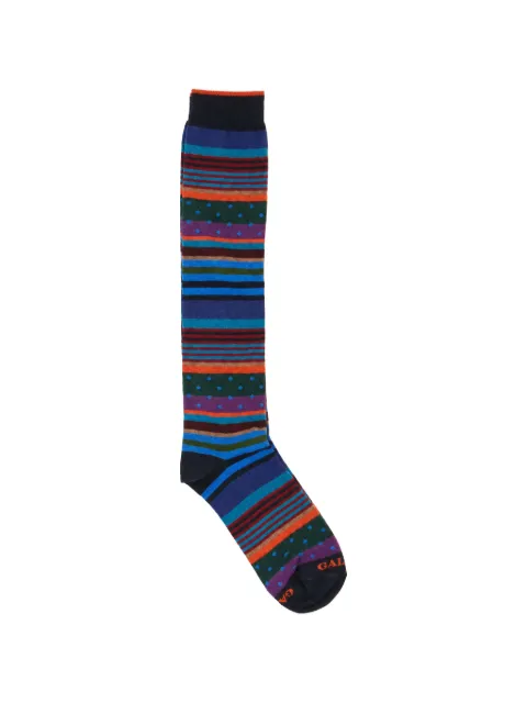 Gallo striped polka-dot socks