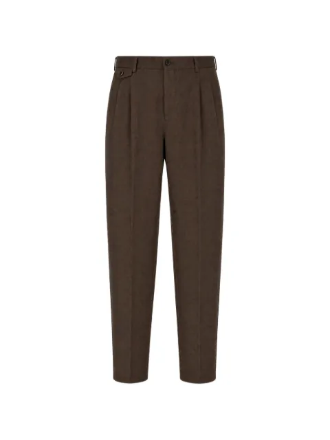 PT Torino pleated twill trousers