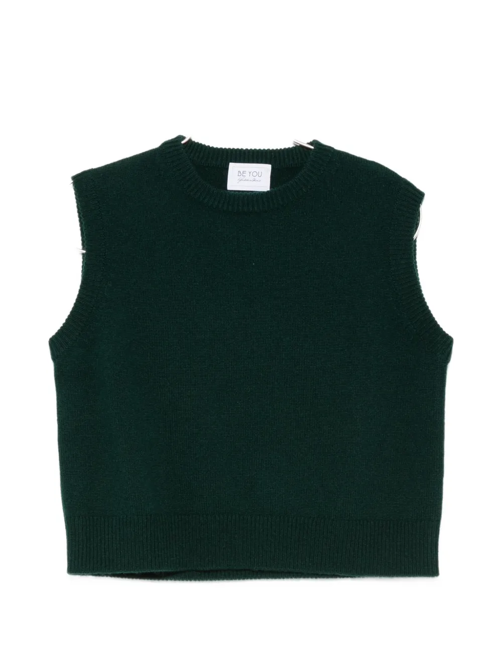 BeYou sleeveless knitted top - Verde