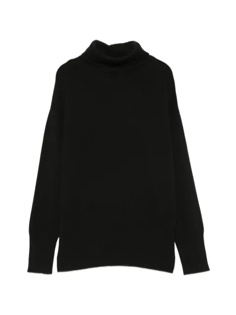 ALPHA STUDIO roll-neck ribbed-trim sweater