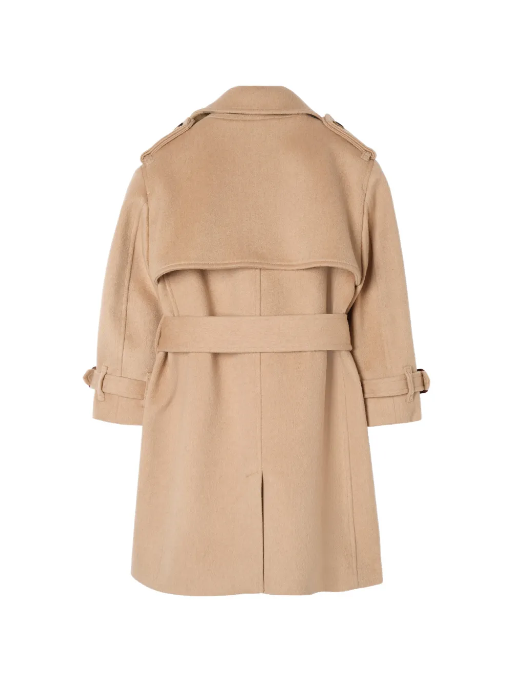 Burberry Kids Trenchcoat met dubbele rij knopen Bruin