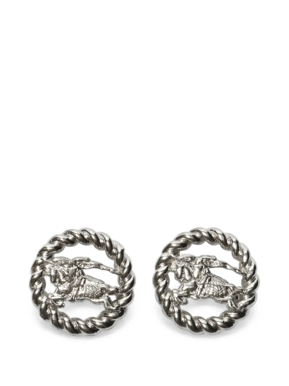Burberry Knight stud earrings​ - Argento