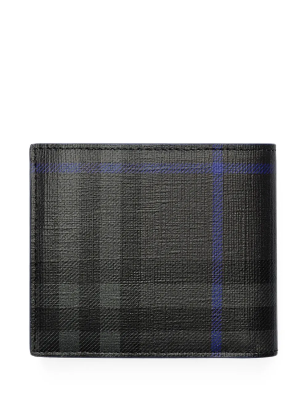 Burberry Portamonete bi-fold City Check - Nero