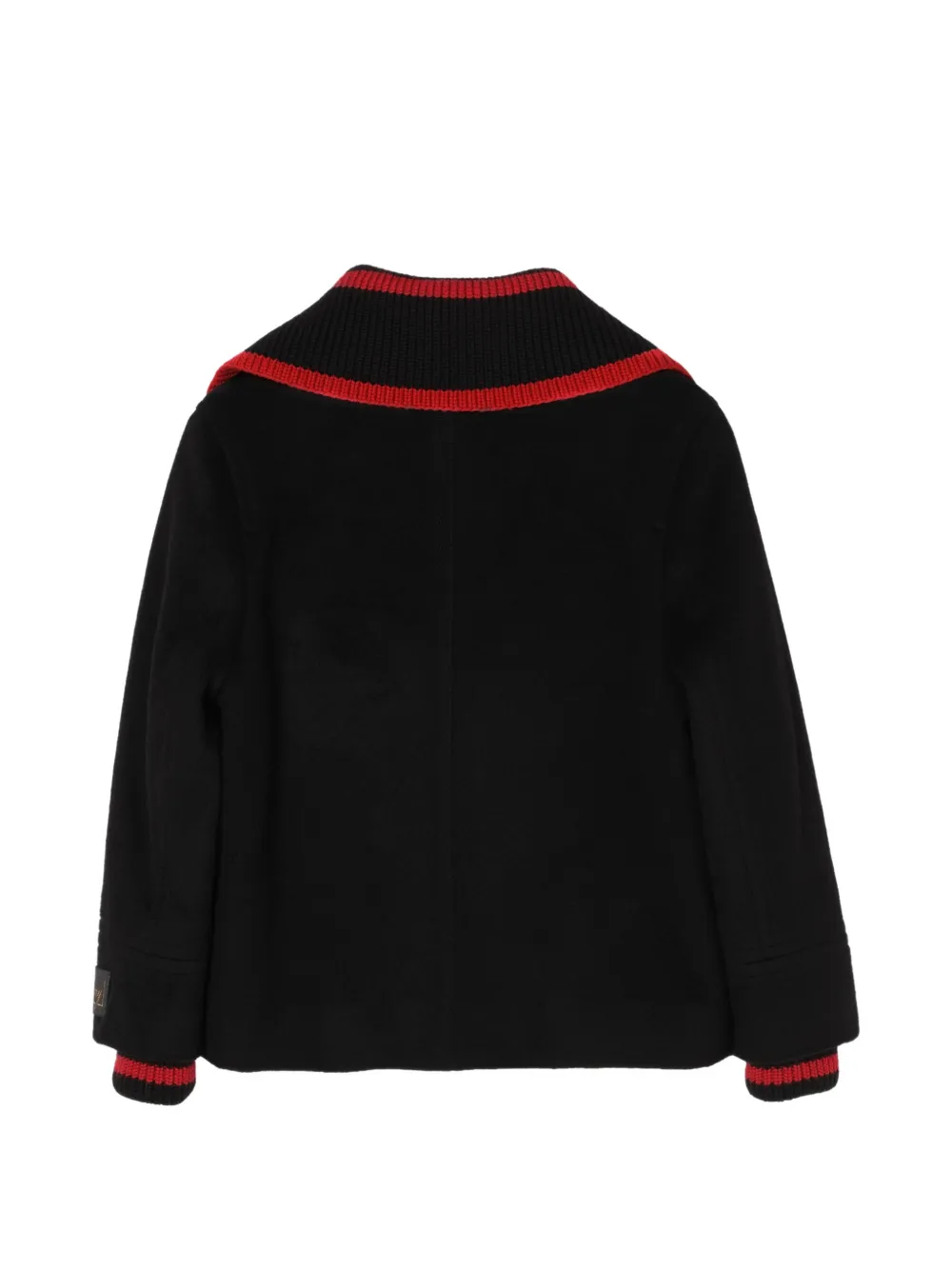 Burberry Kids Sailorjas met streepafwerking Zwart